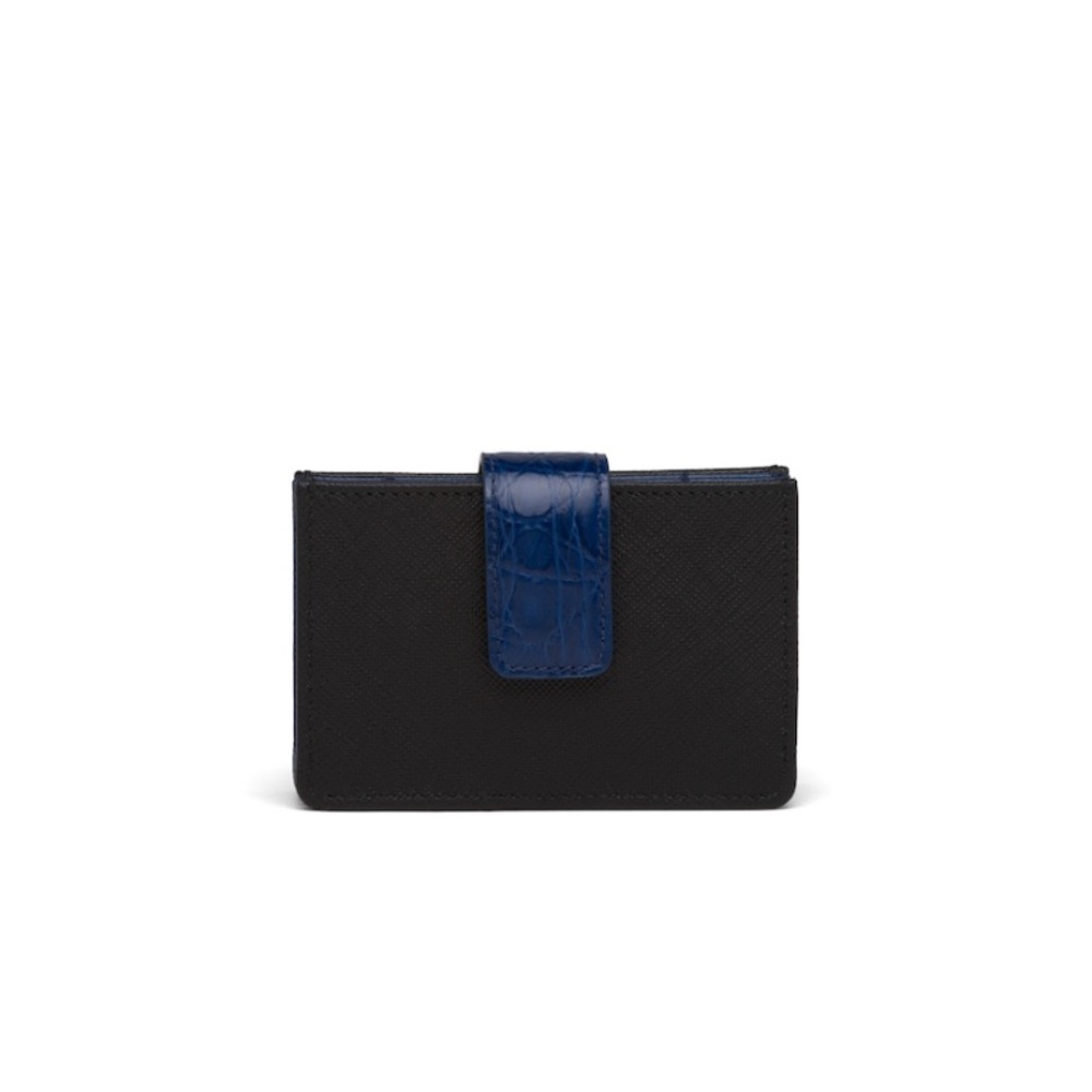 PRADA WALLET (SAFIANO LEATHER & CROCODILE) - Picture 5 of 10